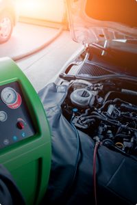 A/C Services 1234-YF Refrigerant